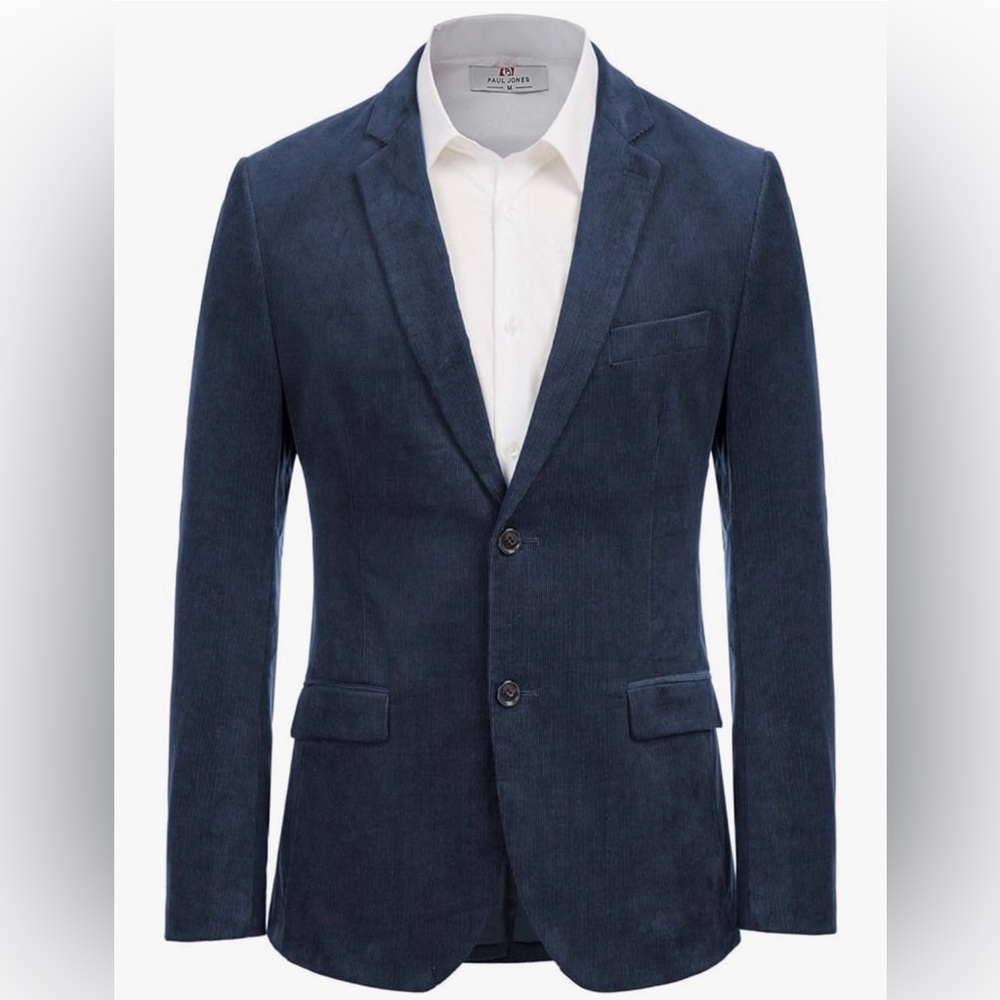 Men's Navy corduroy Blazer